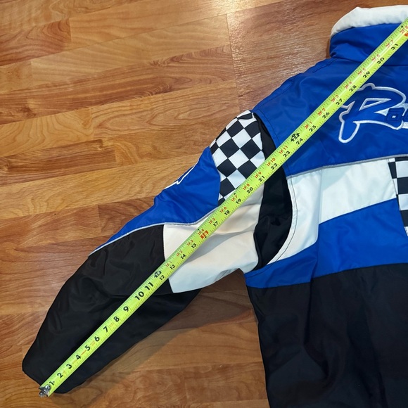 Vtg EDCO Men’s Snowmobile Jacket Black White & Black Sherpa Lined Size Unknown - Picture 16 of 16